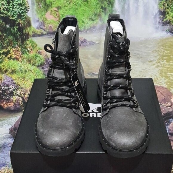 Sorel Lennox Lace Waterproof Boots Size 6.5 New - Picture 5 of 9